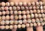 CRC1150 15.5 inches 8mm round rhodochrosite gemstone beads