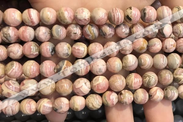 CRC1150 15.5 inches 8mm round rhodochrosite gemstone beads