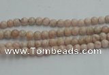 CRC150 15.5 inches 3.5mm round Argentina rhodochrosite beads