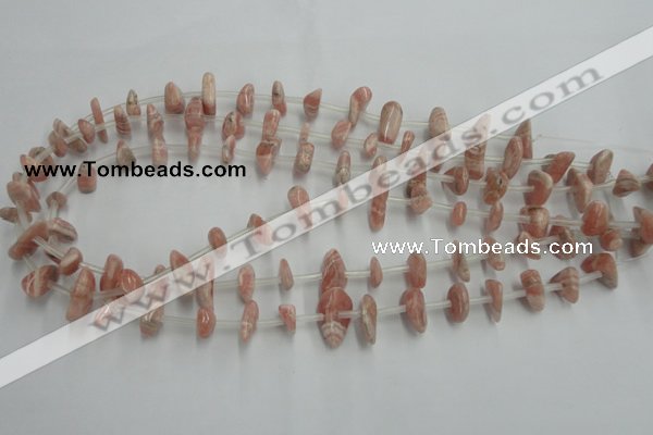 CRC159 15.5 inches 3*6mm - 5*12mm chips Argentina rhodochrosite beads