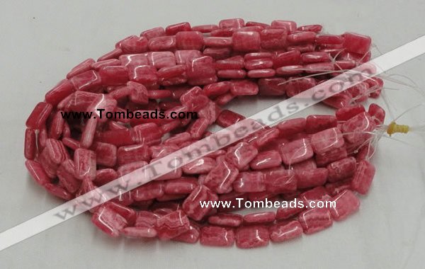 CRC16 16 inches 10*14mm rectangle rhodochrosite beads wholesale