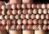 CRC2004 15 inches 8mm round rhodochrosite gemstone beads