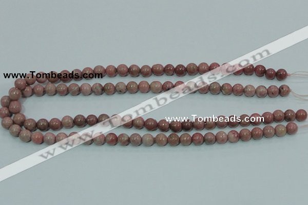 CRC202 16 inches 8mm round rhodochrosite gemstone beads wholesale