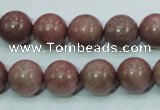 CRC204 16 inches 12mm round rhodochrosite gemstone beads wholesale