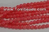 CRC500 15.5 inches 4mm round synthetic rhodochrosite beads