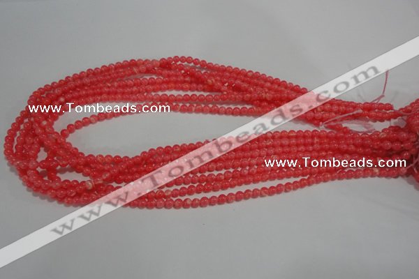 CRC500 15.5 inches 4mm round synthetic rhodochrosite beads