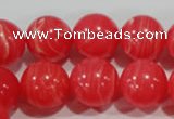 CRC506 15.5 inches 16mm round synthetic rhodochrosite beads