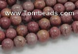 CRC52 15.5 inches 8mm round rhodochrosite gemstone beads wholesale