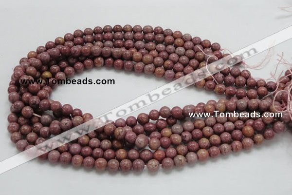 CRC52 15.5 inches 8mm round rhodochrosite gemstone beads wholesale