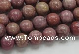 CRC53 15.5 inches 10mm round rhodochrosite gemstone beads wholesale