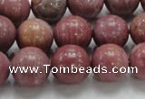 CRC55 15.5 inches 14mm round rhodochrosite gemstone beads wholesale