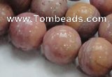 CRC56 15.5 inches 20mm round rhodochrosite gemstone beads wholesale