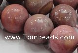 CRC57 15.5 inches 22mm round rhodochrosite gemstone beads wholesale