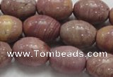 CRC68 15.5 inches 15*20mm rice rhodochrosite gemstone beads