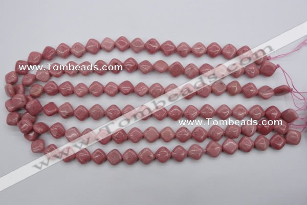 CRC681 15.5 inches 10*10mm diamond rhodochrosite beads wholesale