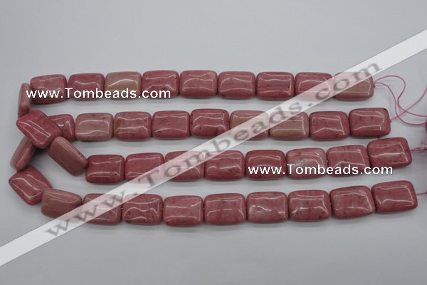 CRC701 15.5 inches 15*20mm rectangle rhodochrosite beads wholesale