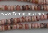 CRC750 15.5 inches 2.5*4mm rondelle rhodochrosite beads wholesale