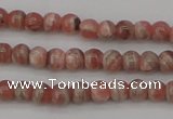 CRC754 15.5 inches 4mm round rhodochrosite beads wholesale