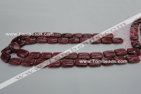 CRC824 15.5 inches 15*20mm rectangle Brazilian rhodochrosite beads