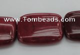 CRC826 15.5 inches 22*30mm rectangle Brazilian rhodochrosite beads