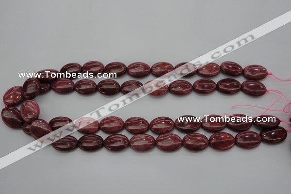 CRC831 15.5 inches 10*14mm oval Brazilian rhodochrosite beads