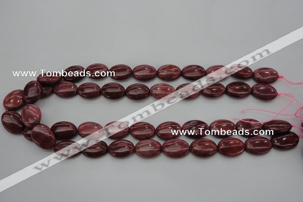 CRC832 15.5 inches 12*16mm oval Brazilian rhodochrosite beads