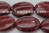 CRC836 15.5 inches 22*30mm oval Brazilian rhodochrosite beads