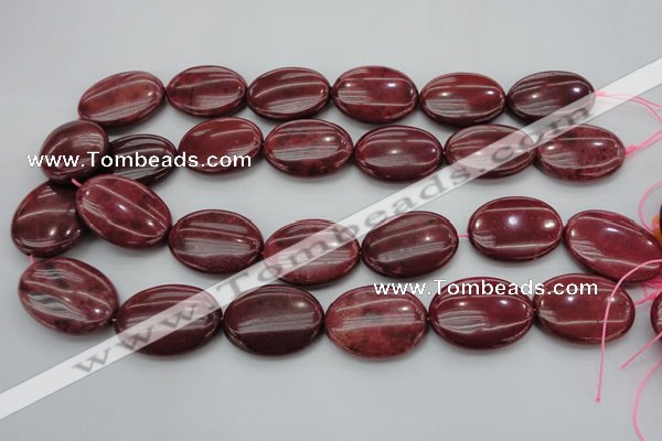 CRC836 15.5 inches 22*30mm oval Brazilian rhodochrosite beads