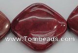 CRC843 15.5 inches 40*40mm diamond Brazilian rhodochrosite beads