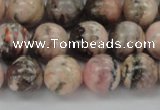 CRC905 15.5 inches 10mm round natural rhodochrosite beads