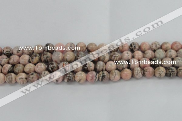 CRC905 15.5 inches 10mm round natural rhodochrosite beads