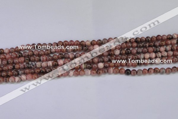 CRC912 15.5 inches 5mm round natural rhodochrosite beads