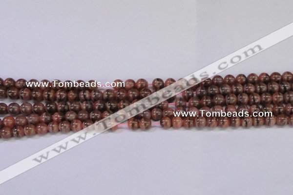 CRC913 15.5 inches 6mm round natural rhodochrosite beads