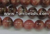 CRC915 15.5 inches 8mm round natural rhodochrosite beads