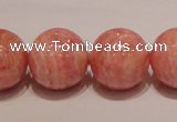 CRC92 16 inches 18mm round grade AA argentina rhodochrosite beads