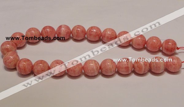 CRC92 16 inches 18mm round grade AA argentina rhodochrosite beads
