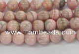 CRC921 15.5 inches 6mm round natural rhodochrosite beads