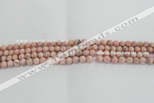 CRC921 15.5 inches 6mm round natural rhodochrosite beads