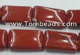 CRE17 16 inches 18*25mm rectangle natural red jasper beads wholesale