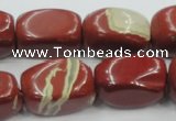 CRE21 16 inches 16*25mm nugget natural red jasper beads wholesale