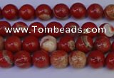 CRE300 15.5 inches 4mm round red jasper beads wholesale
