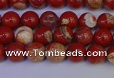 CRE301 15.5 inches 6mm round red jasper beads wholesale