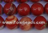 CRE305 15.5 inches 14mm round red jasper beads wholesale