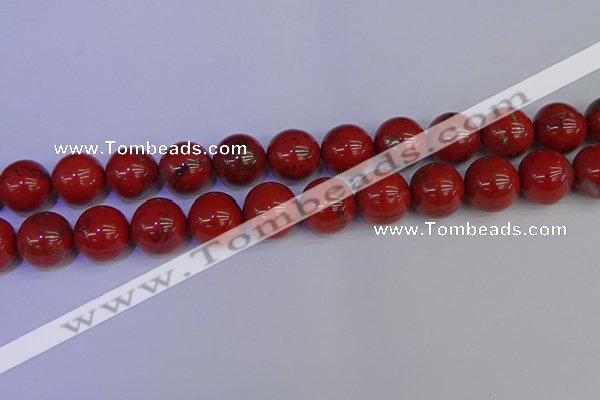 CRE308 15.5 inches 20mm round red jasper beads wholesale