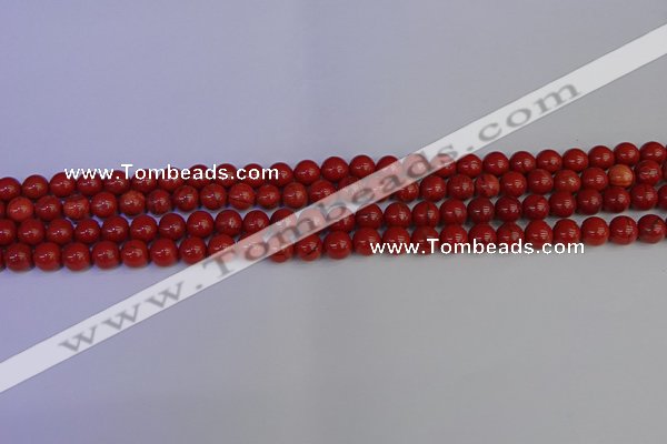 CRE310 15.5 inches 4mm round red jasper beads wholesale