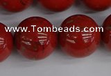 CRE318 15.5 inches 20mm round red jasper beads wholesale