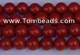 CRE321 15.5 inches 6mm round red jasper beads wholesale