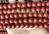 CRE353 15.5 inches 10mm round red jasper beads wholesale