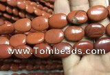 CRE64 15.5 inches 13*18mm oval red jasper beads wholesale