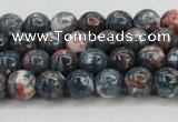 CRF329 15.5 inches 6mm round dyed rain flower stone beads wholesale